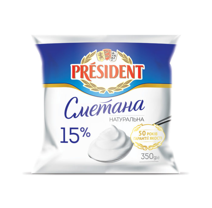 Sour Cream President 15%