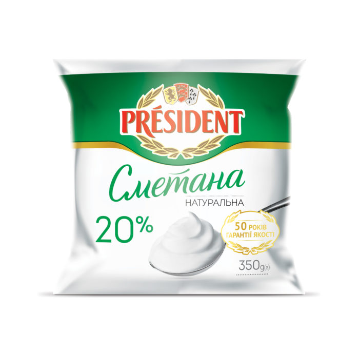 Sour Cream President 20%