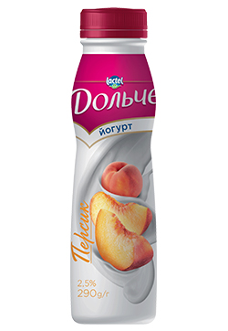 Drinkable yoghurt 2,5% Peach Dolce