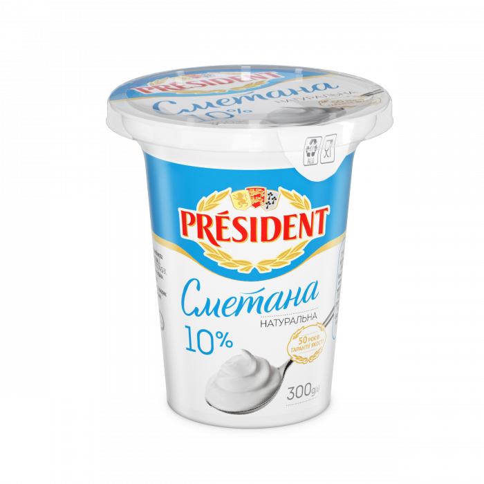 Sour Cream President 10%