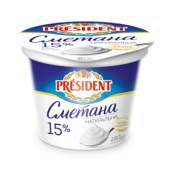 Sour Cream President 15%