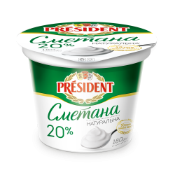 Sour Cream President 20%