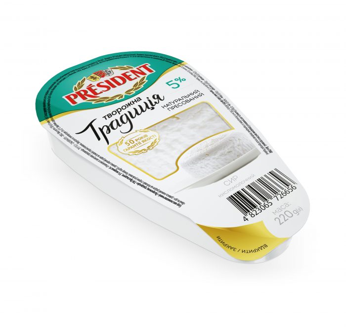 Curd “Tworozhna Tradicia” President 5%