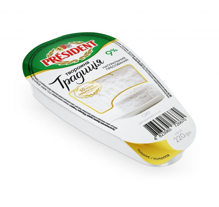 Curd “Tworozhna Tradicia” President 9%