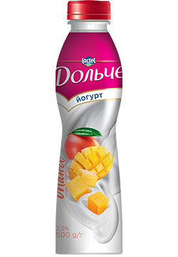 Drinkable yoghurt 2,5% Mango Dolce