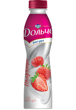 Drinkable yoghurt 2,5% Strawberry Dolce