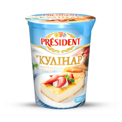 Сир кисломолочний з вершками “Кулінар” 6,5% Президент