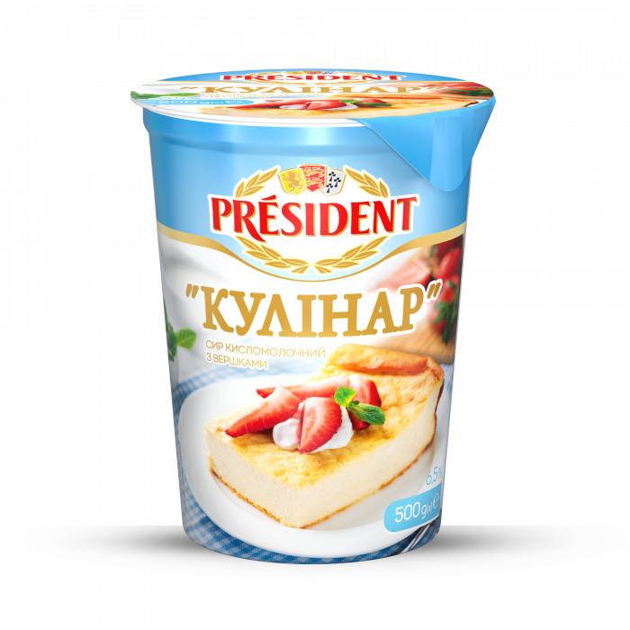 Curd with cream Kulinar 6,5% President