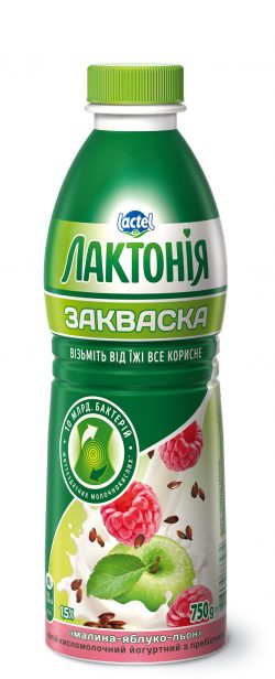 “Закваска” Малина-Яблуко-Льон 1,5% Лактонія